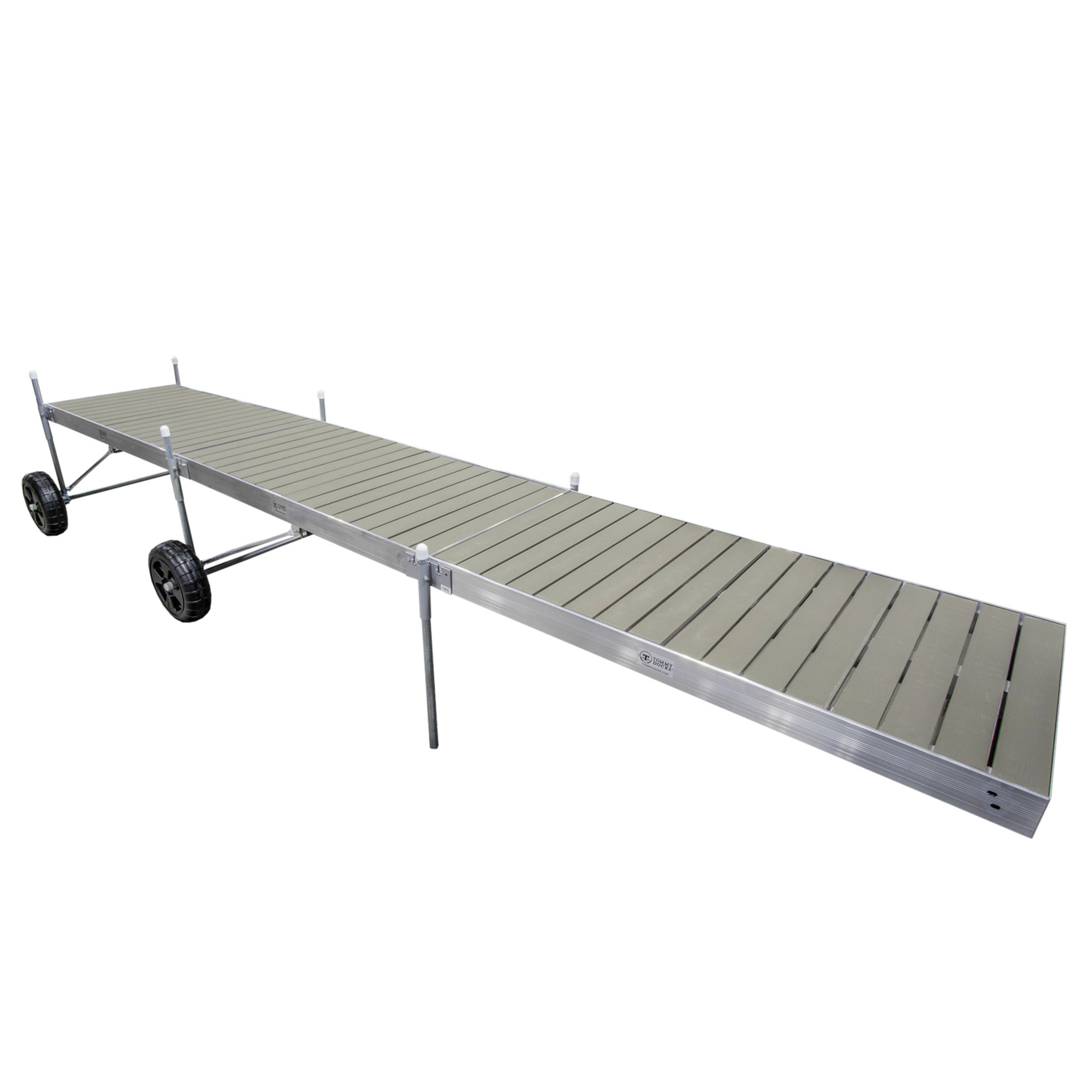 Tommy Docks, 24ft. Roll-In-Dock Gray Composite, Length 96 in, Width 48 in, Model# TD-50805